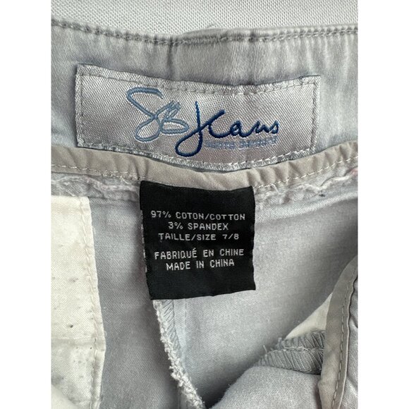 Womens SB Jeans Gray Cotton Blend Pants Size 7/8 - Picture 4 of 6